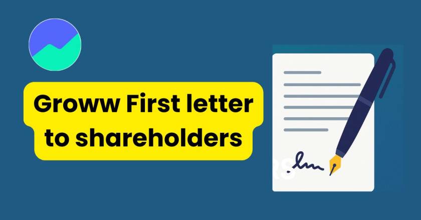 Groww First letter to shareholders