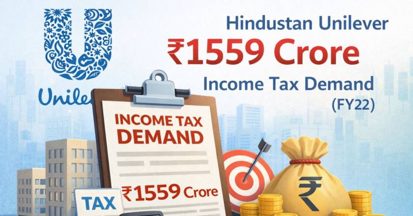 HUL Income tax notice